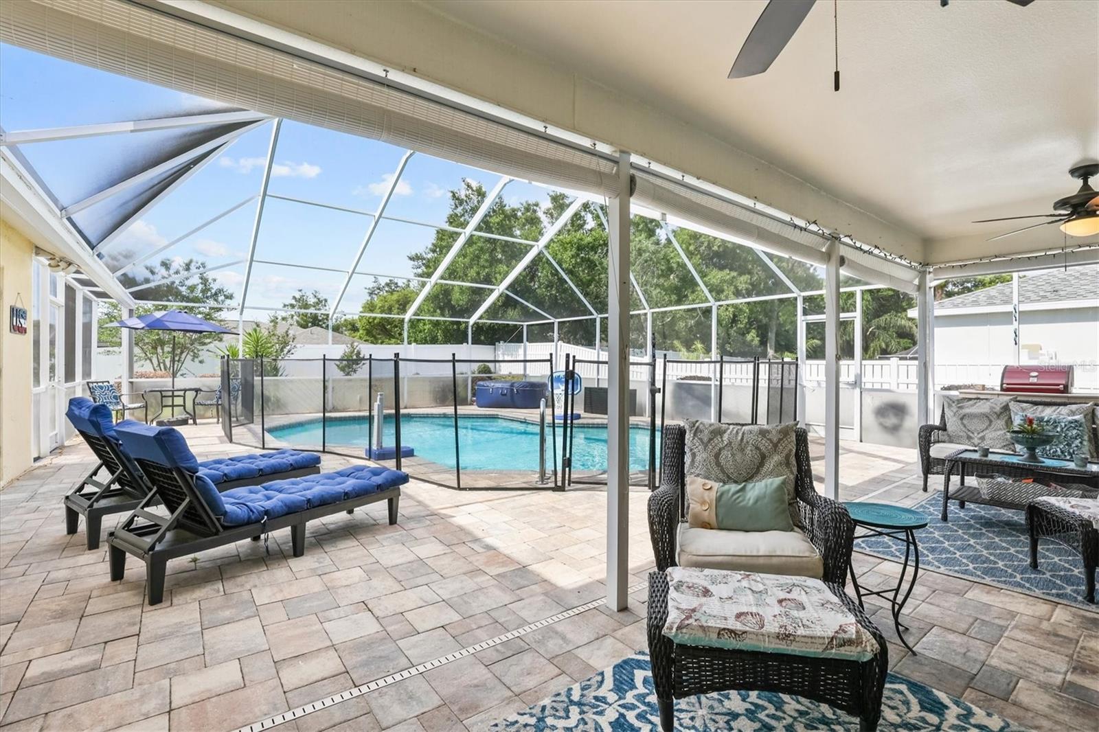 Back Patio & Pool Area