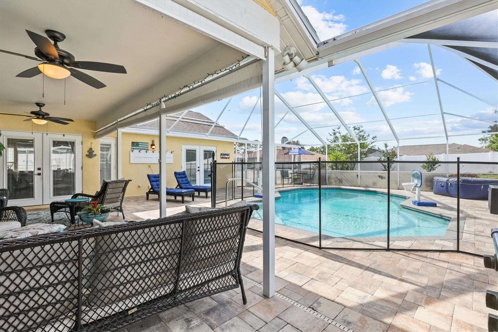 Back Patio & Pool Area