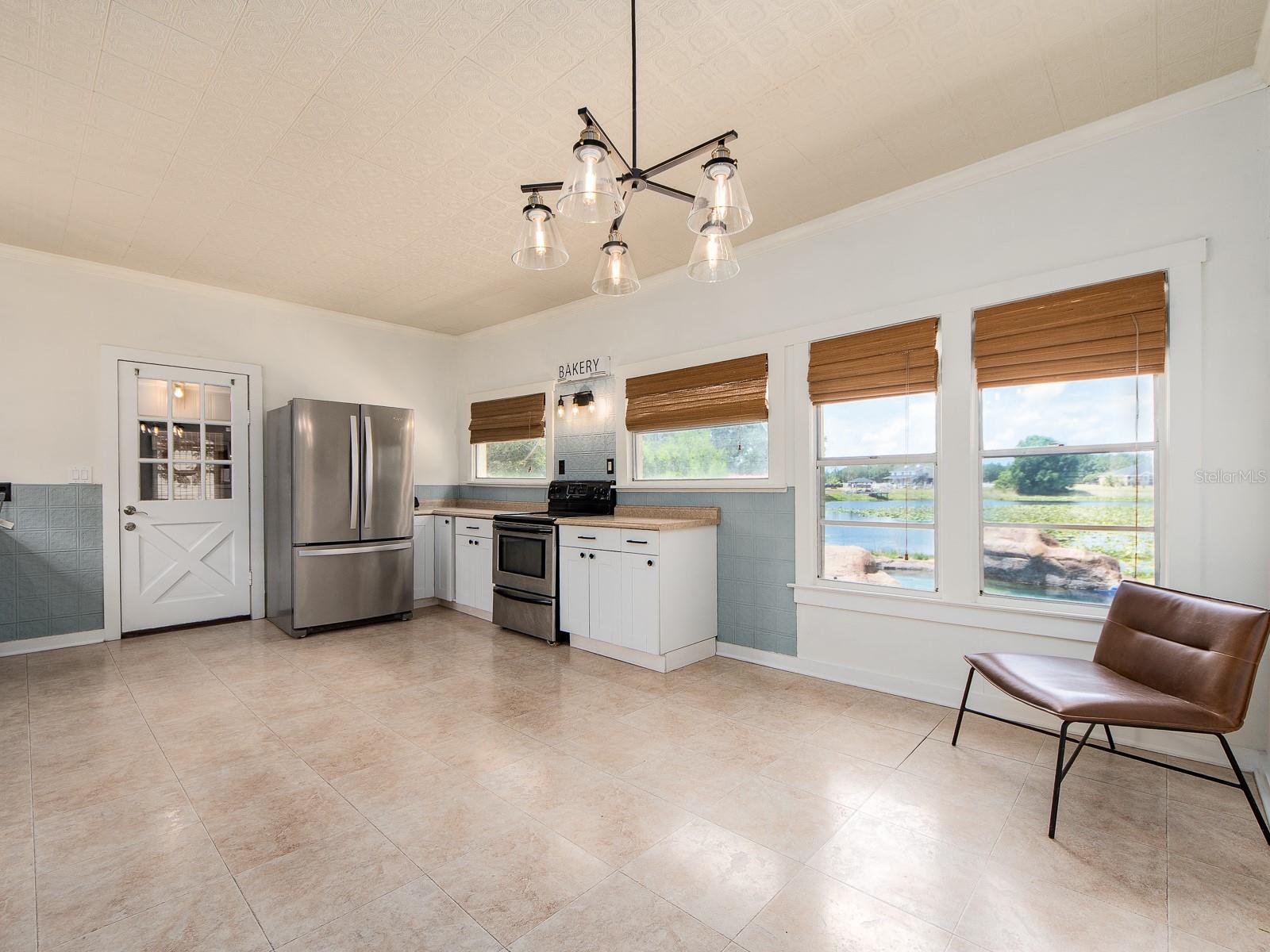 Kitchen with functional layout