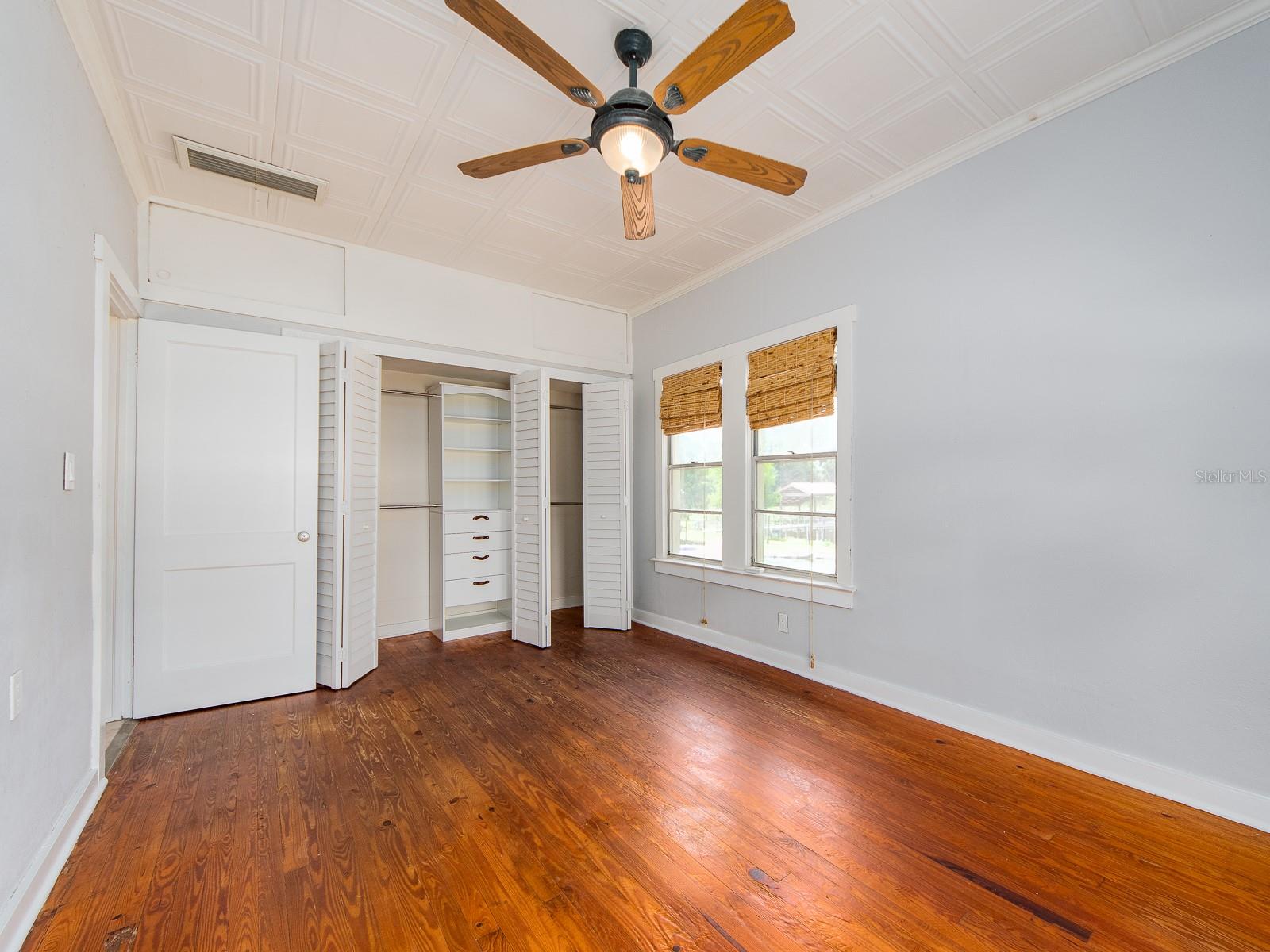 Bedroom with closet space