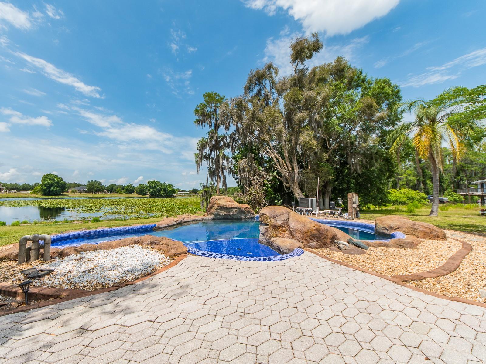 Pool area with outdoor space