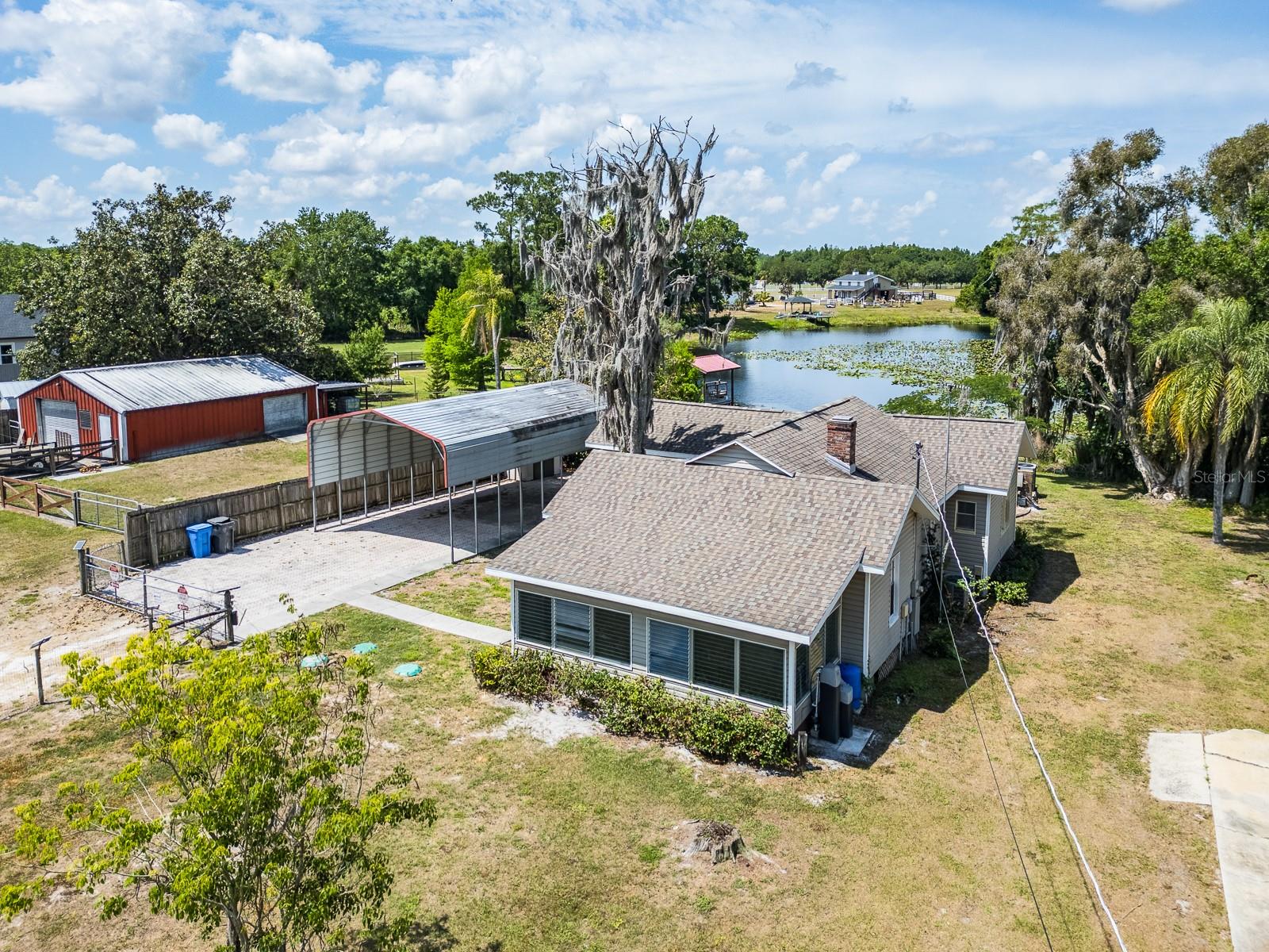 Overhead view