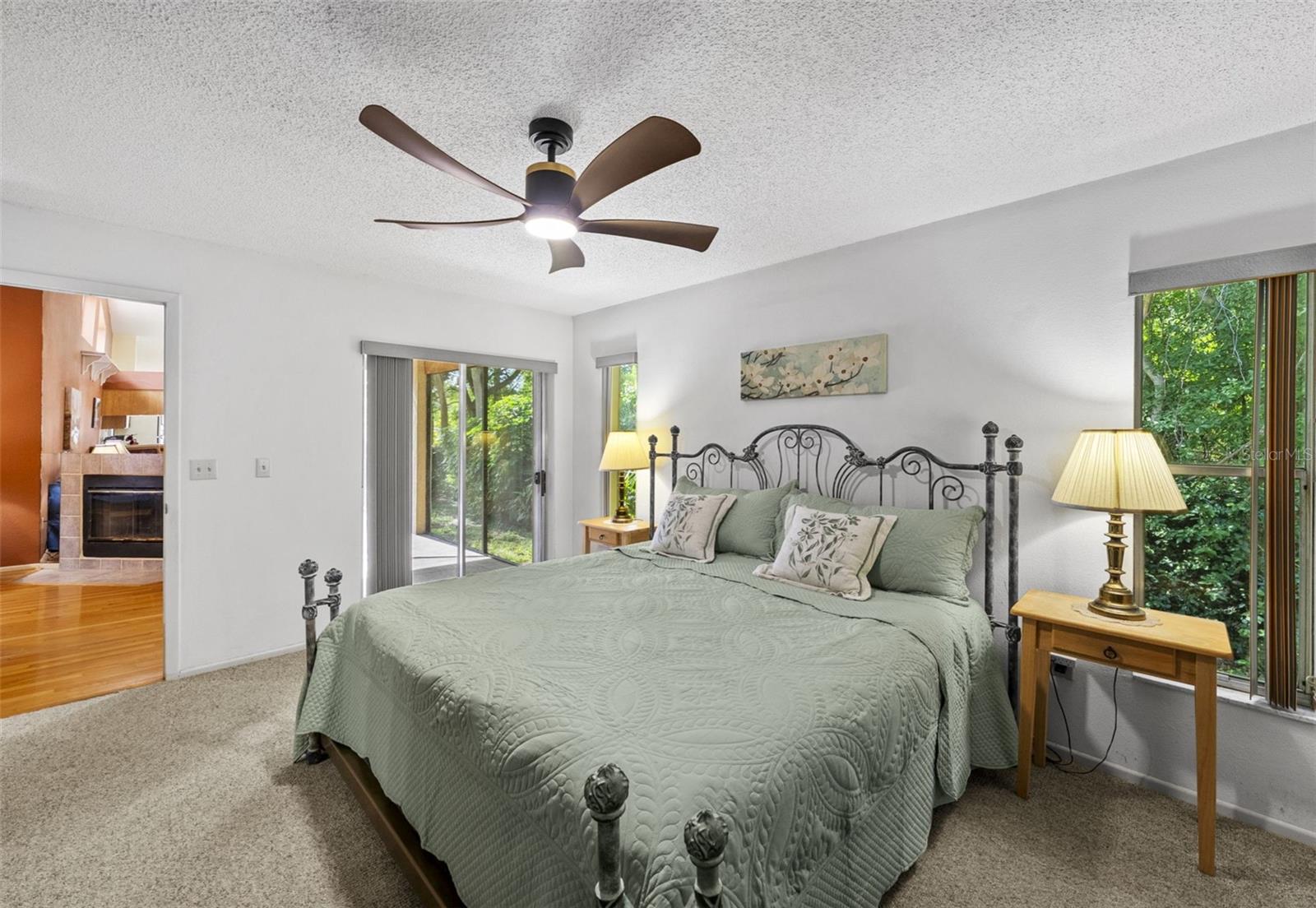 Primary suite with direct access to the main living area.