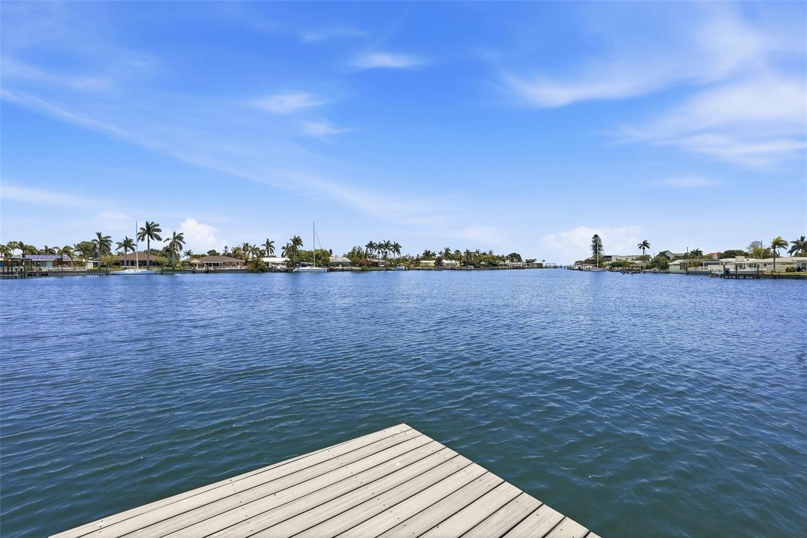 Water view with wide open access to the Bay