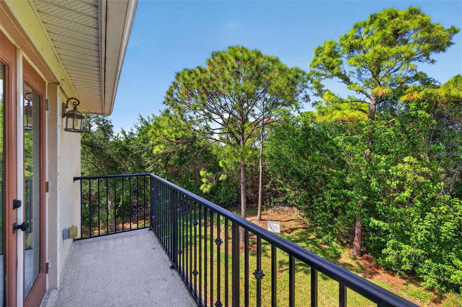Balcony off primary suite