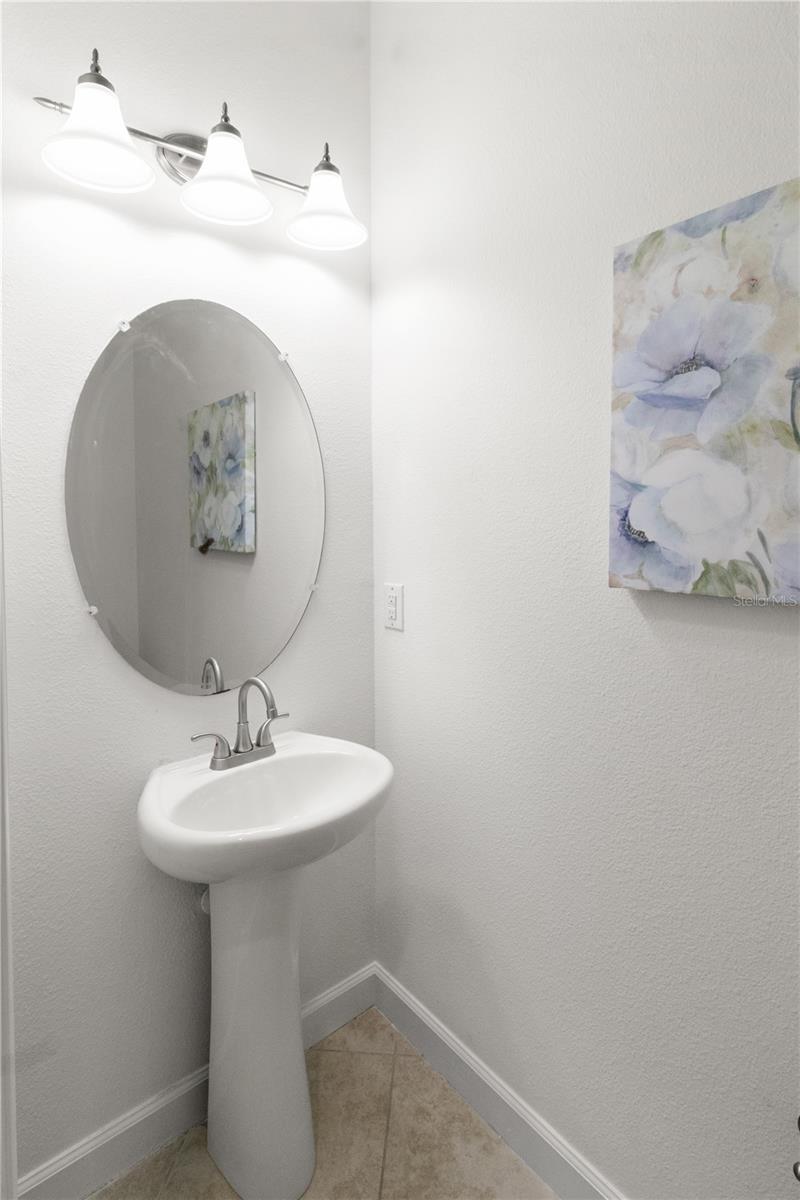 Downstairs half bath
