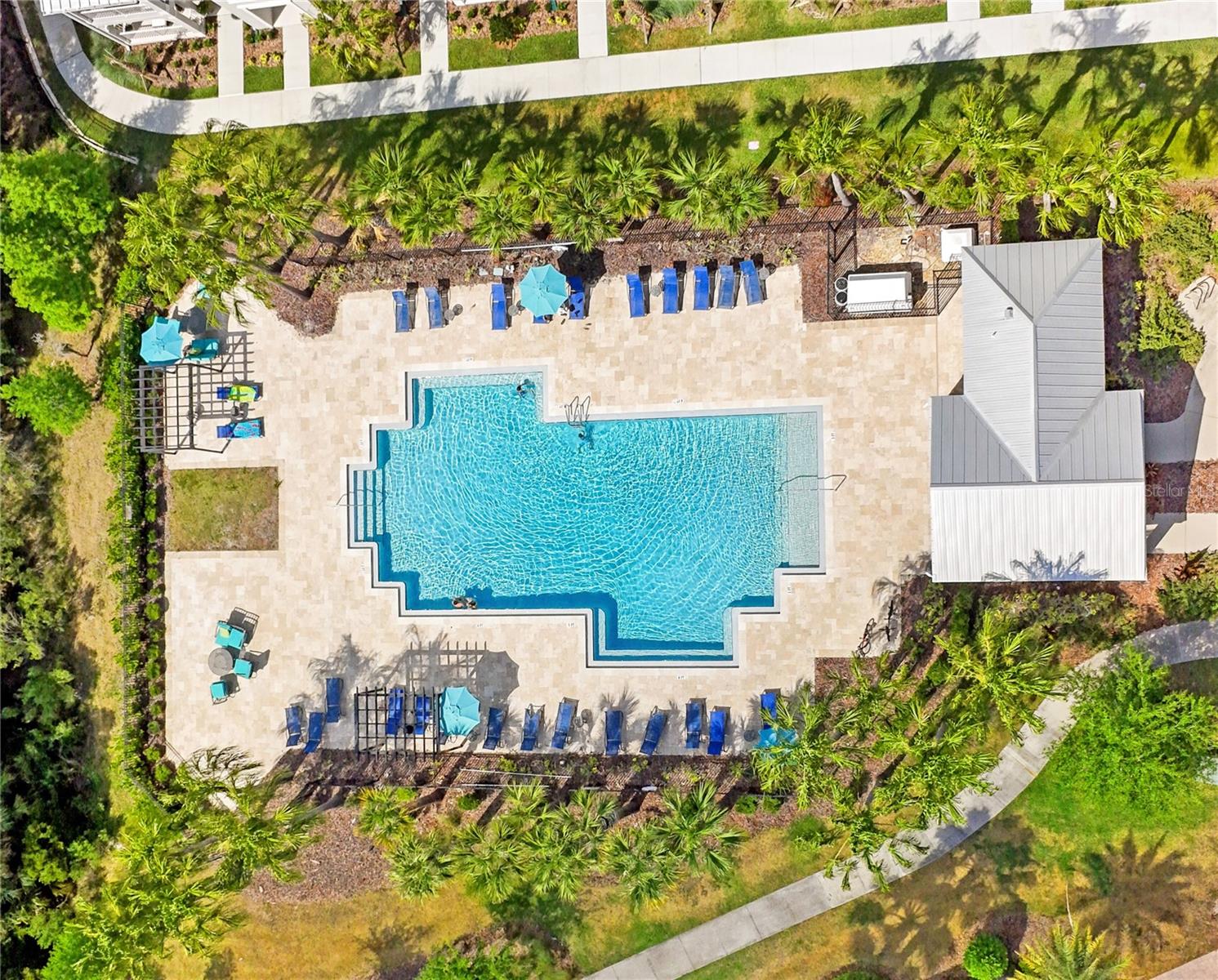 Large community pool