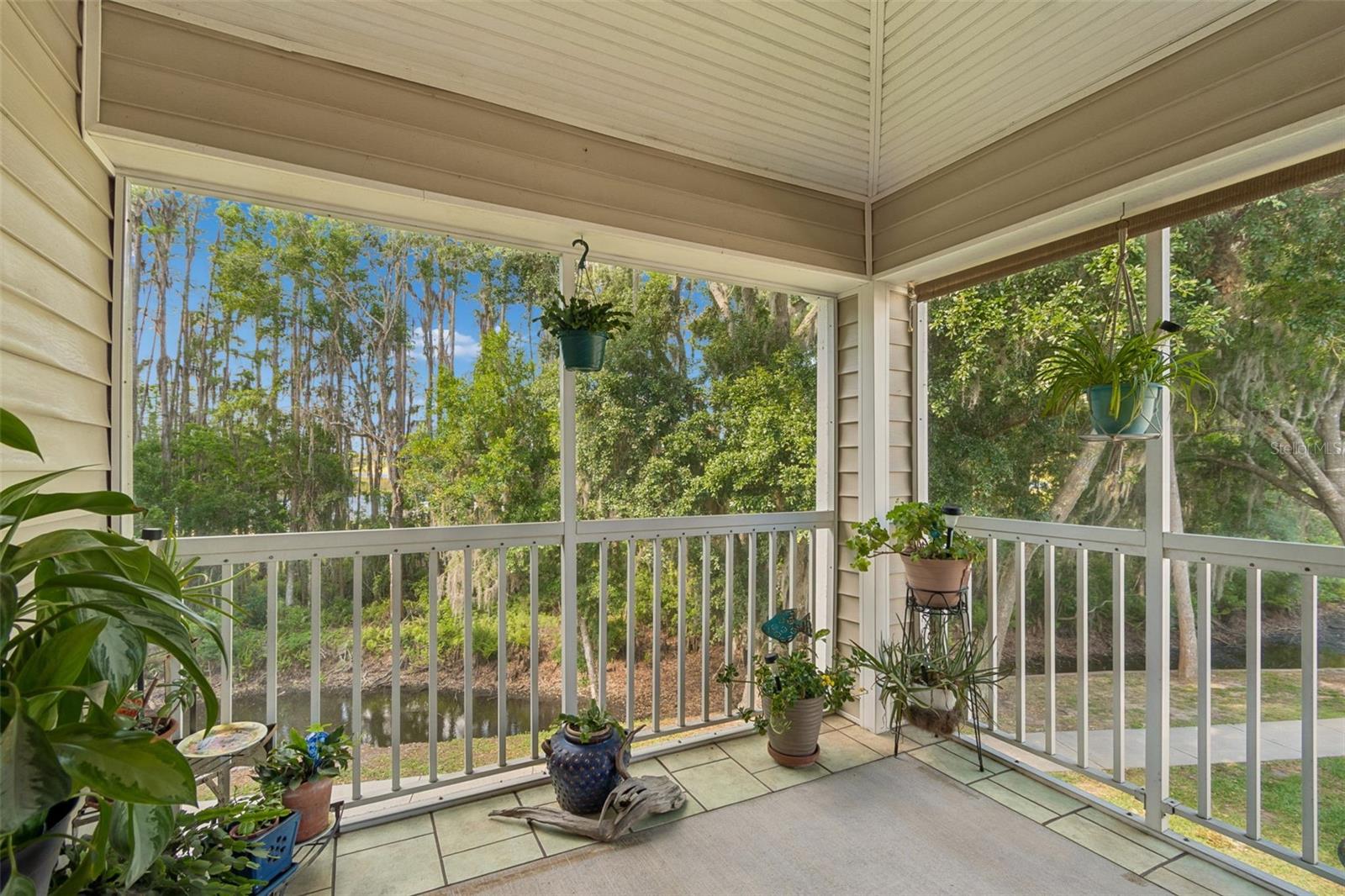 Screened lanai
