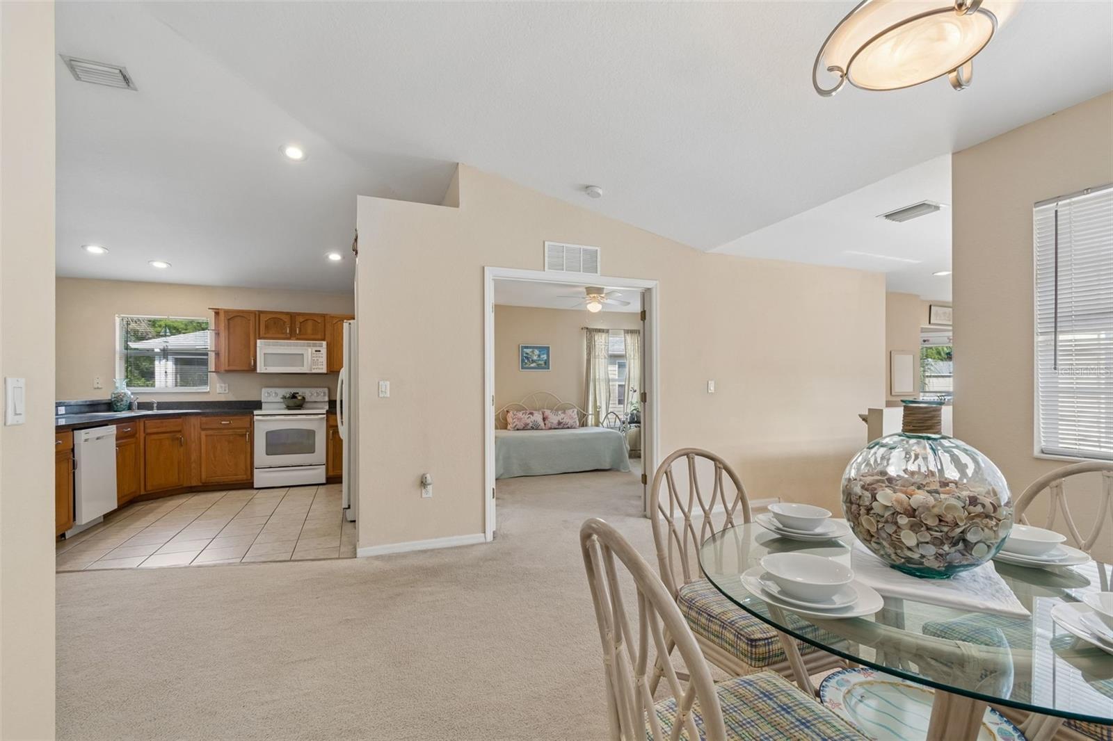 Kitchen, Dining room & 2nd bedroom