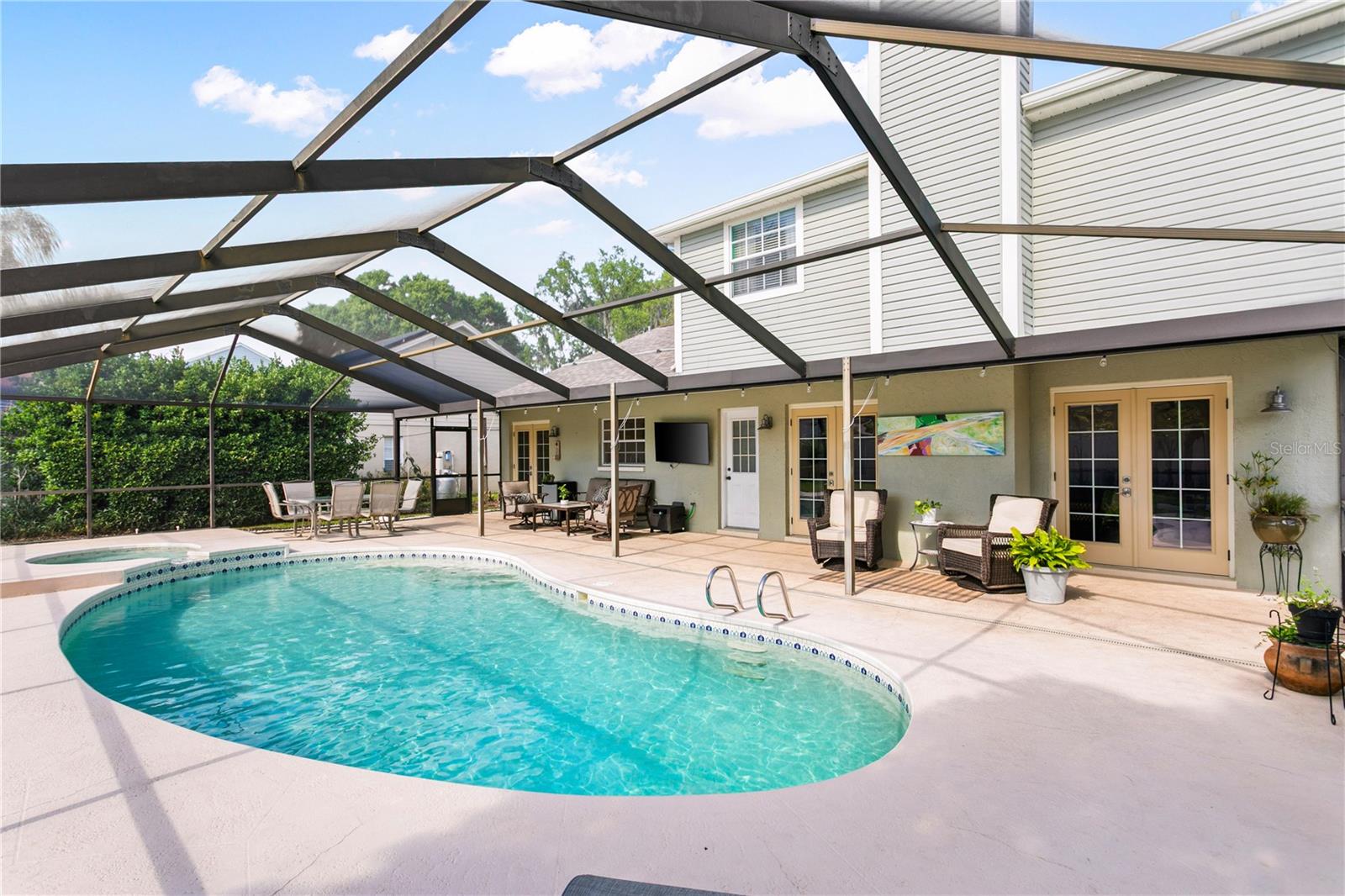 Incredible outdoor entertaining area by your private pool