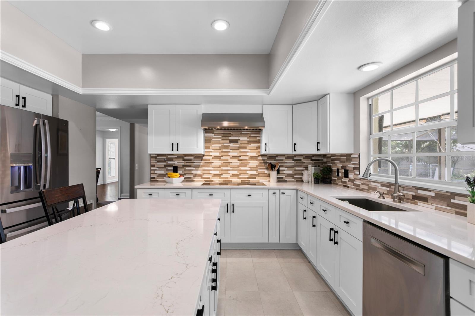 New stainless steel appliances