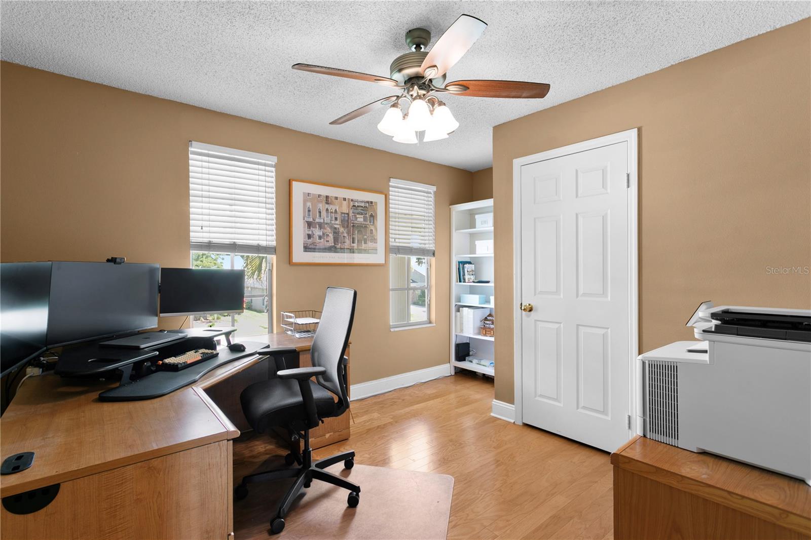 4th bedroom used as an office