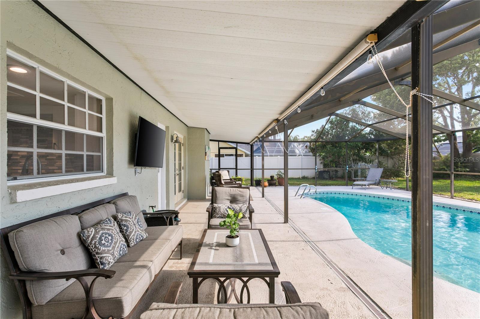 Great covered outdoor space