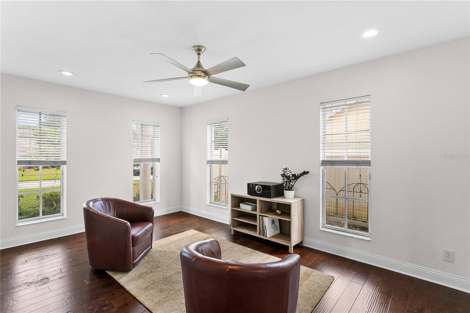 Lots of natural light with large windows throughout