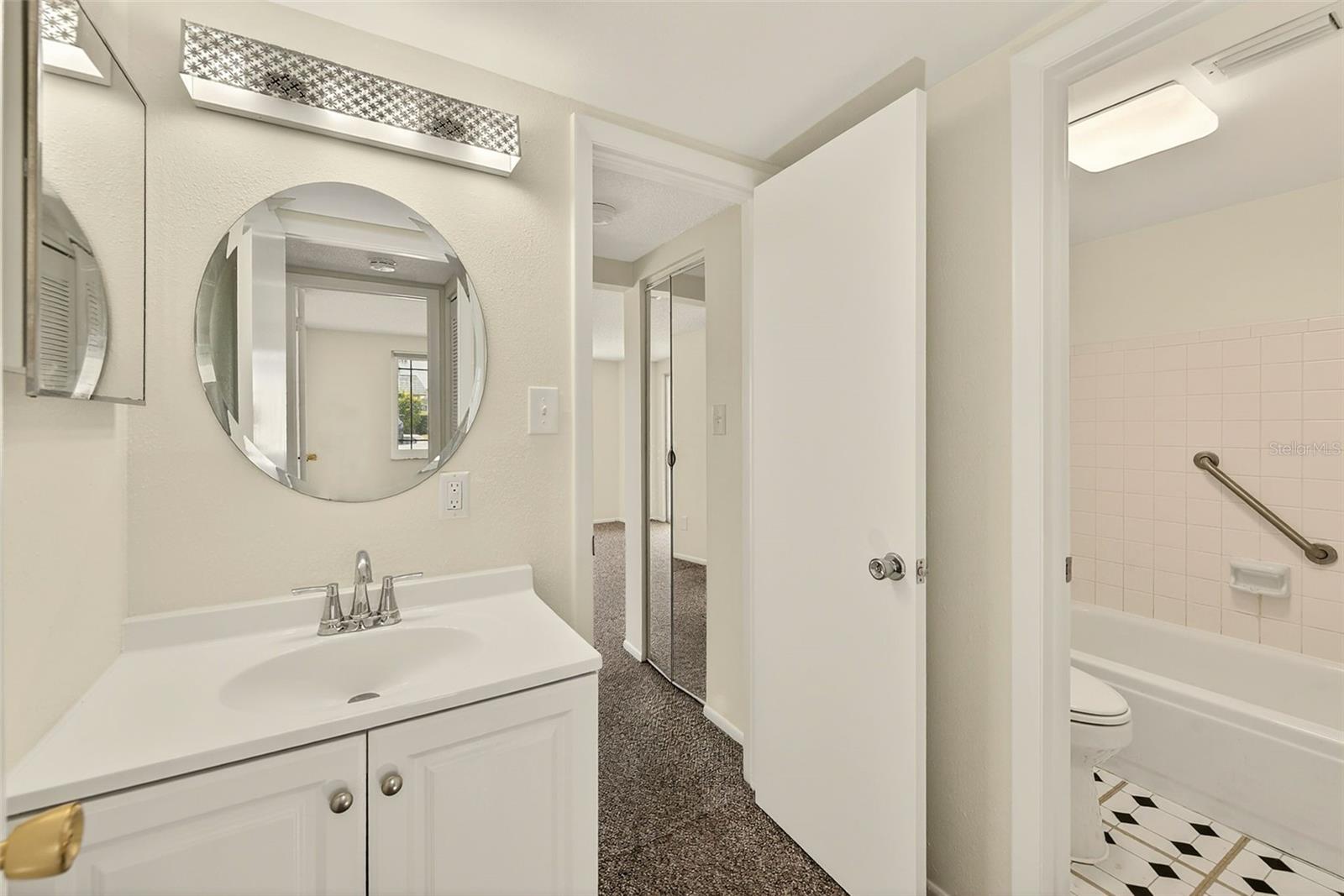 View of hall bathroom