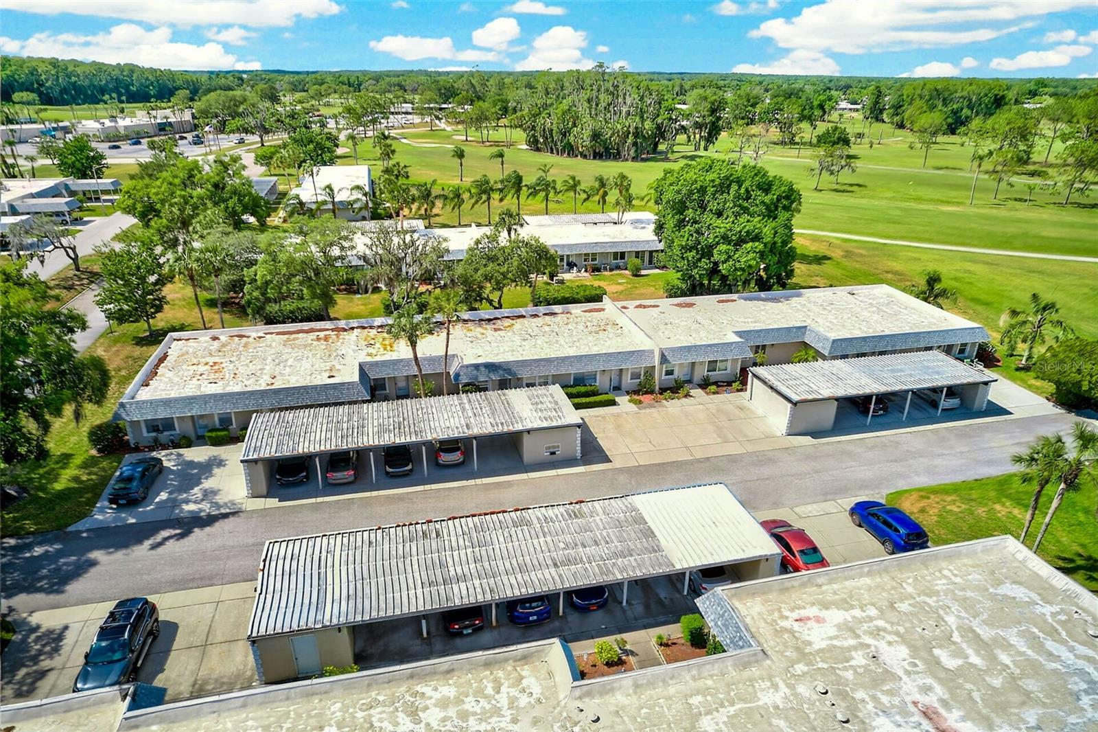 Aerial view of complex