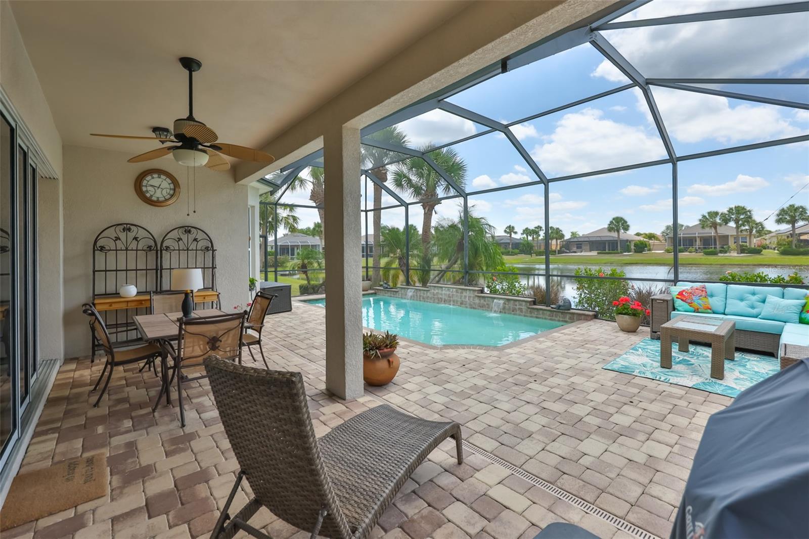 Perfect covering for enjoying time out of the sun or watching the rain fall.