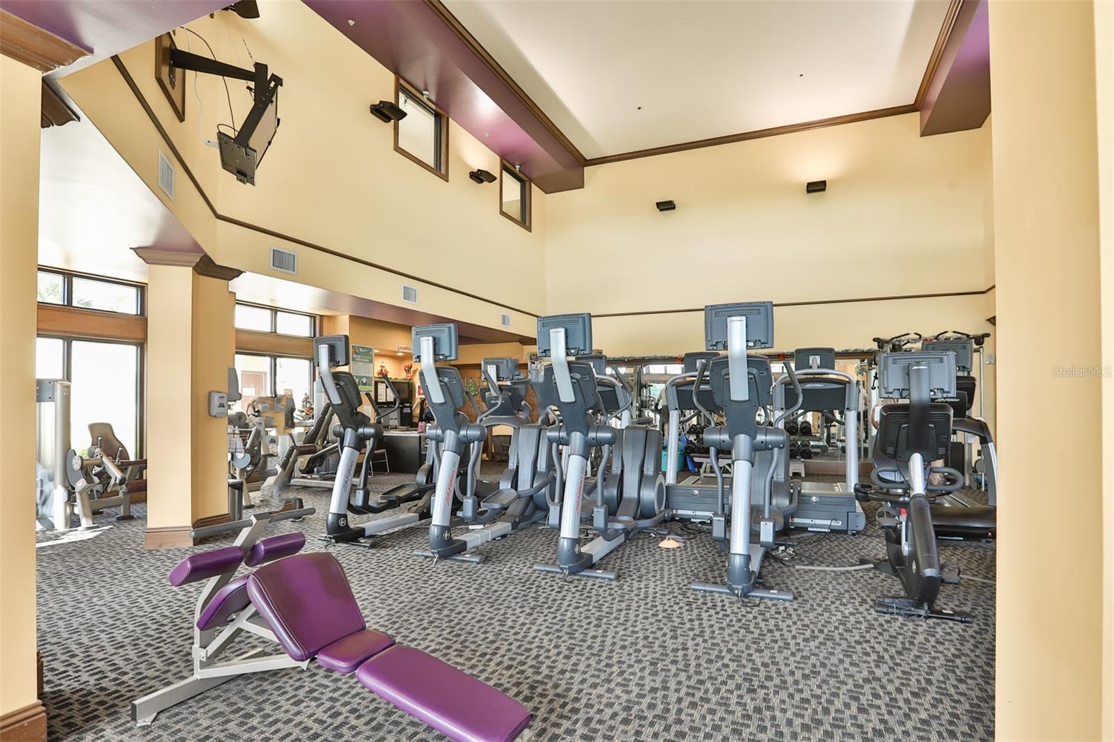 Renaissance Golf and Country Club Fitness Center and Upstairs Walking Track