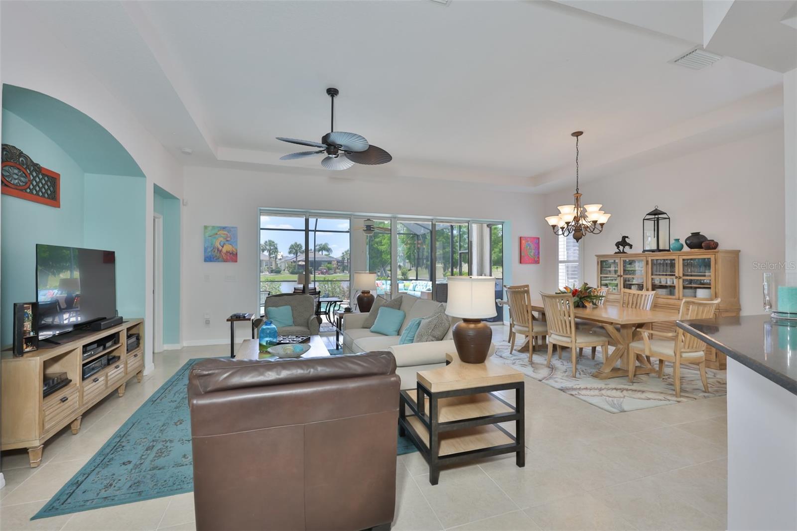 Coastal vibrations are continued through out the home.  Bright, open and airy.