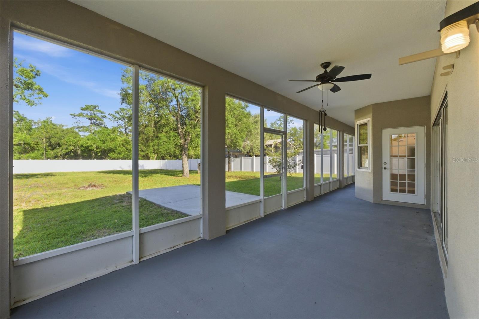 Screen enclosed Patio