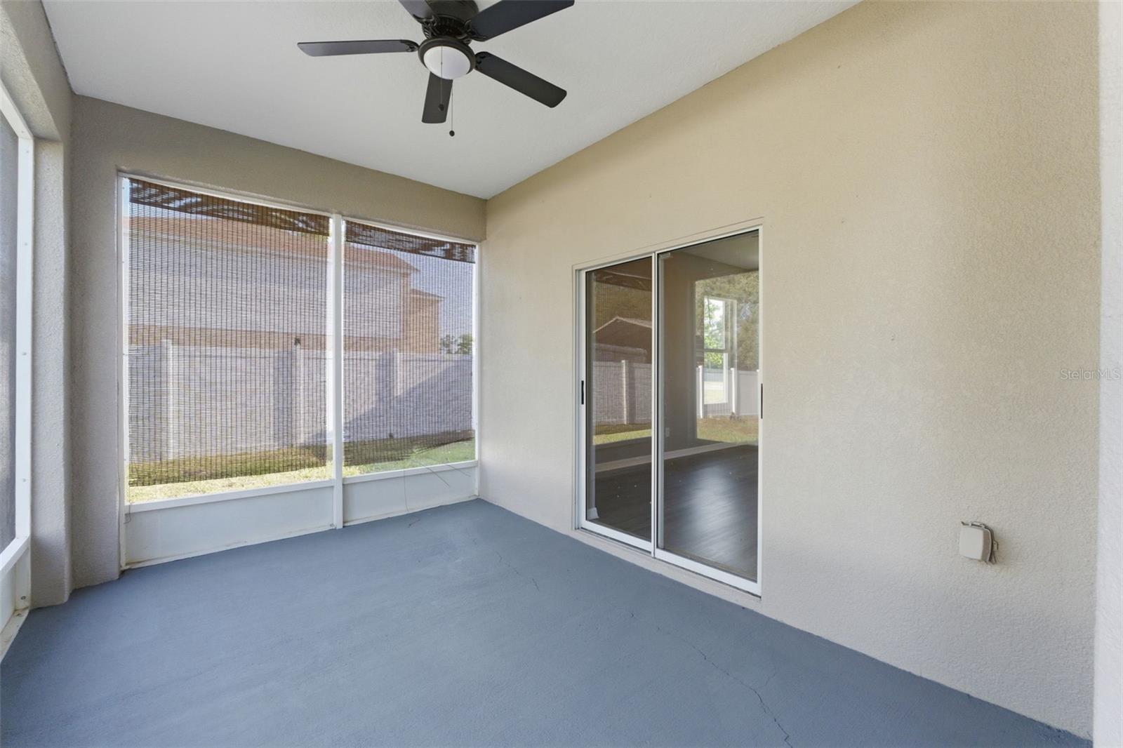 Screen enclosed Patio