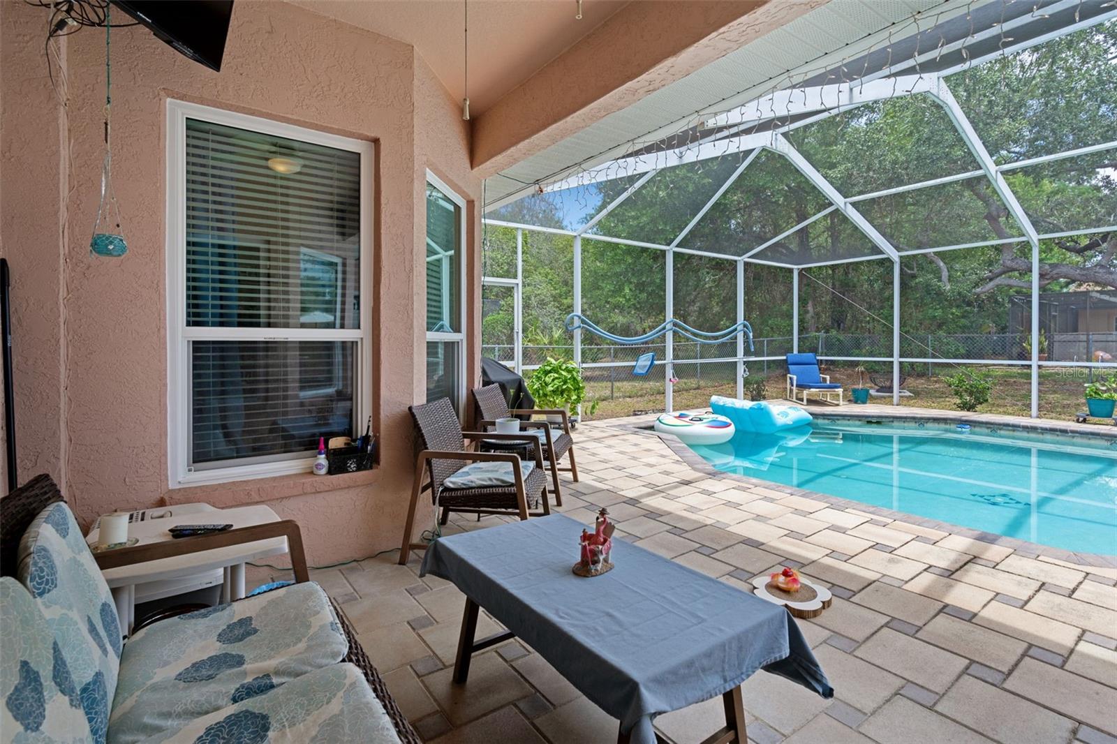 Rear Lanai & Pool