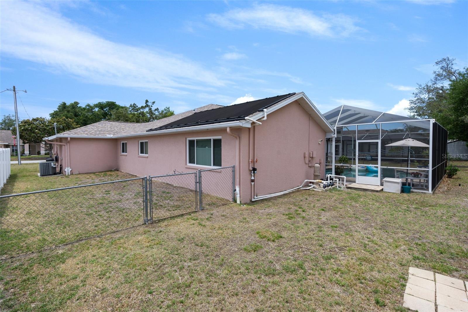 Right Side of Backyard