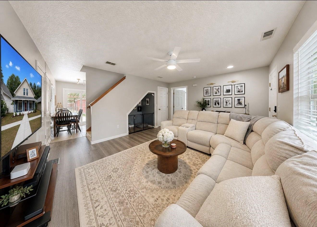 Living Room. Doggy Den. Big storage closet.