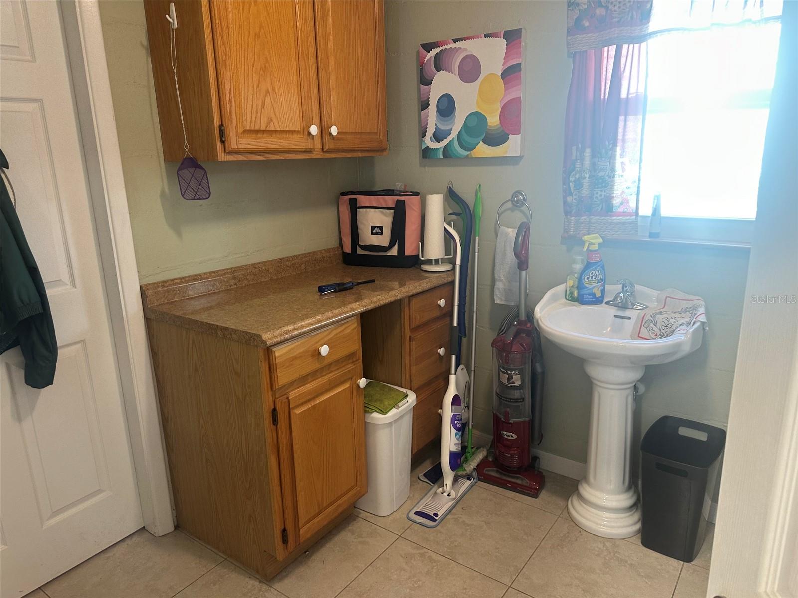 Laundry/powder room combo