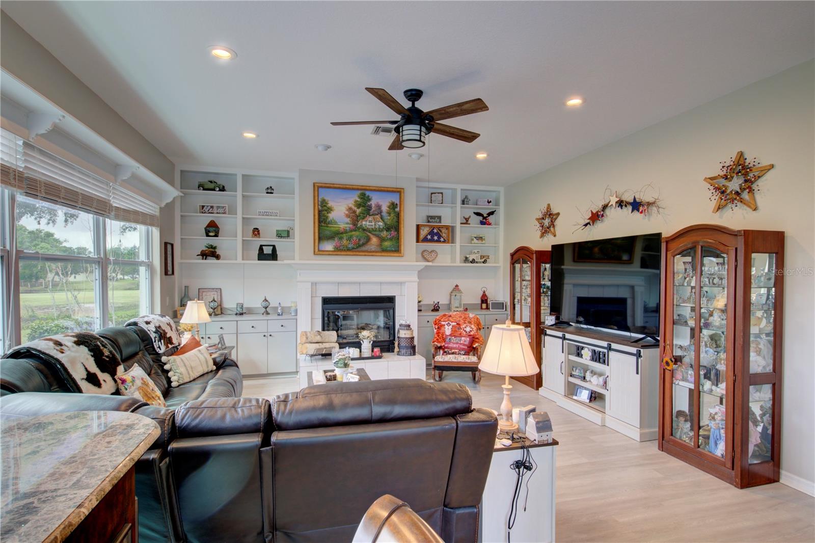 Family Room with Fireplace