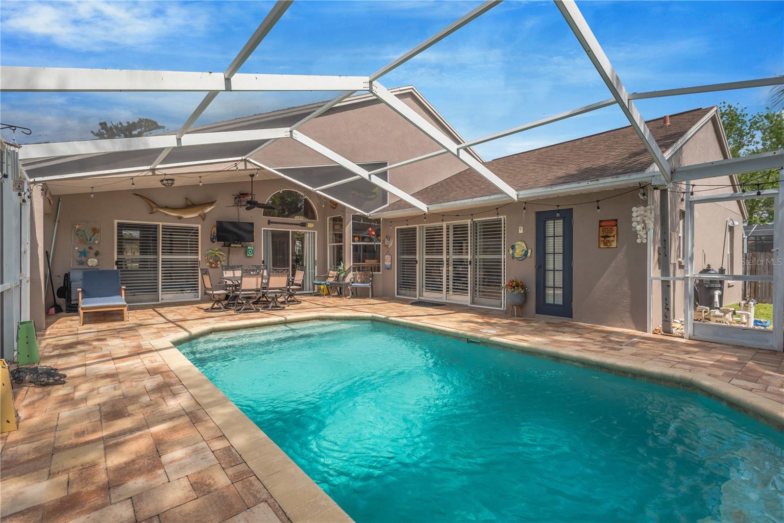 The  pool was resurfaced in 2010.