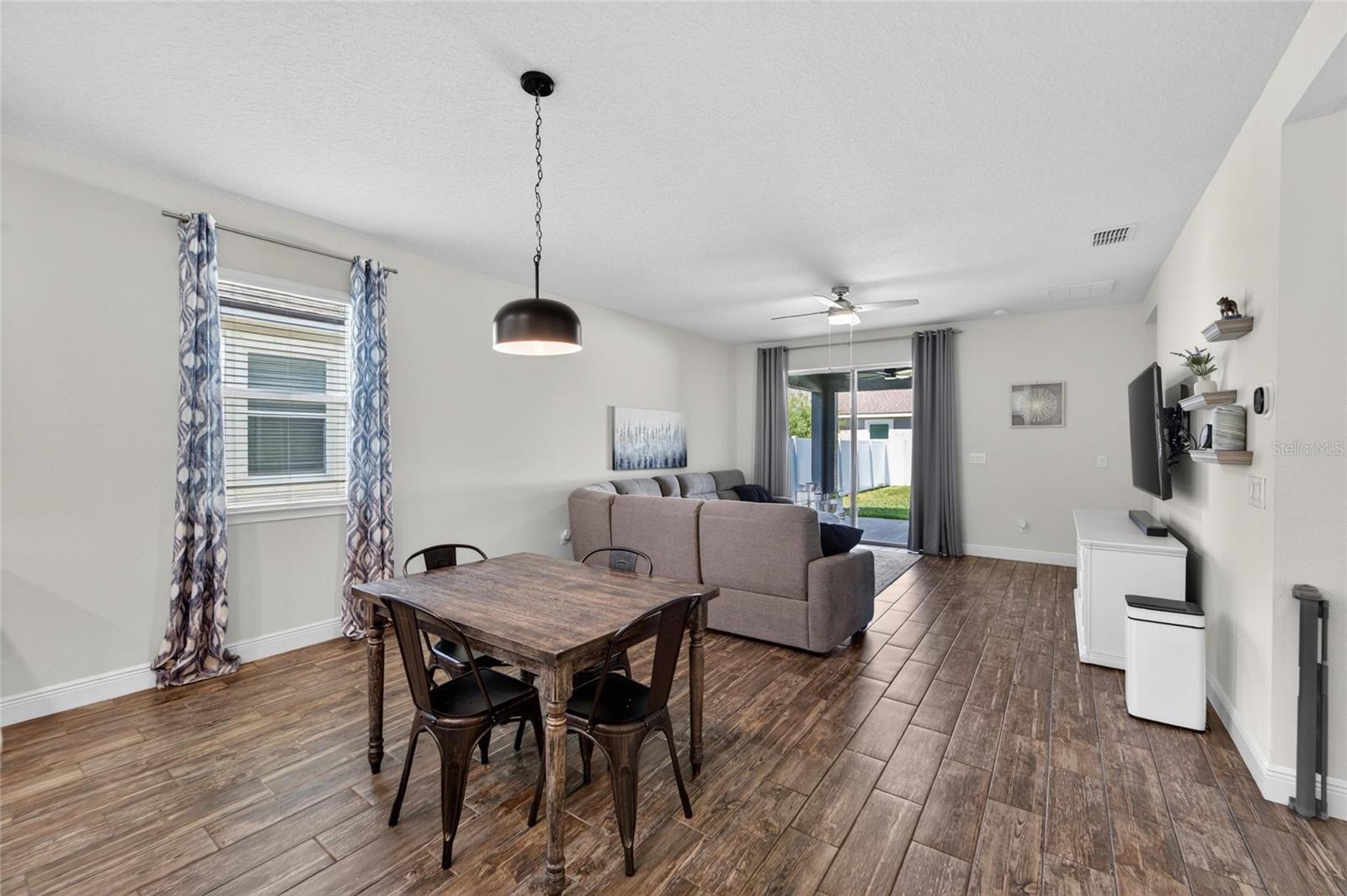 Seamless kitchen and dining flow ideal for entertaining.