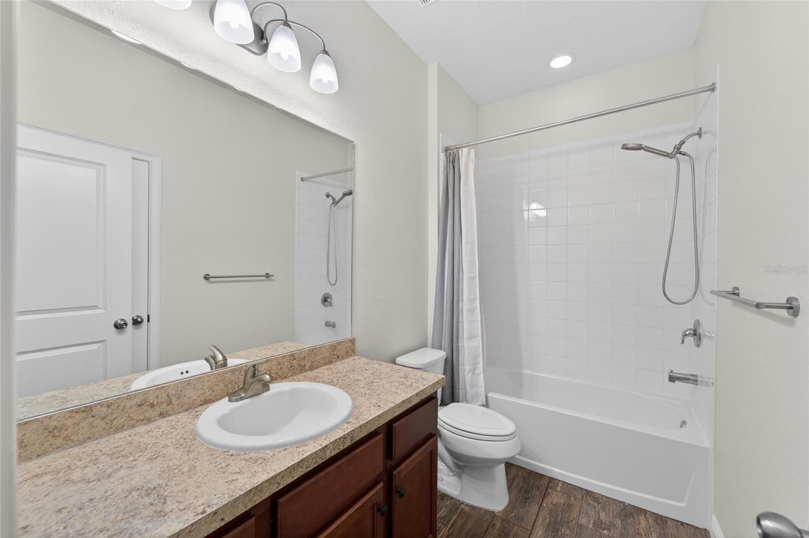 A clean and comfortable guest bath ready for everyday use.