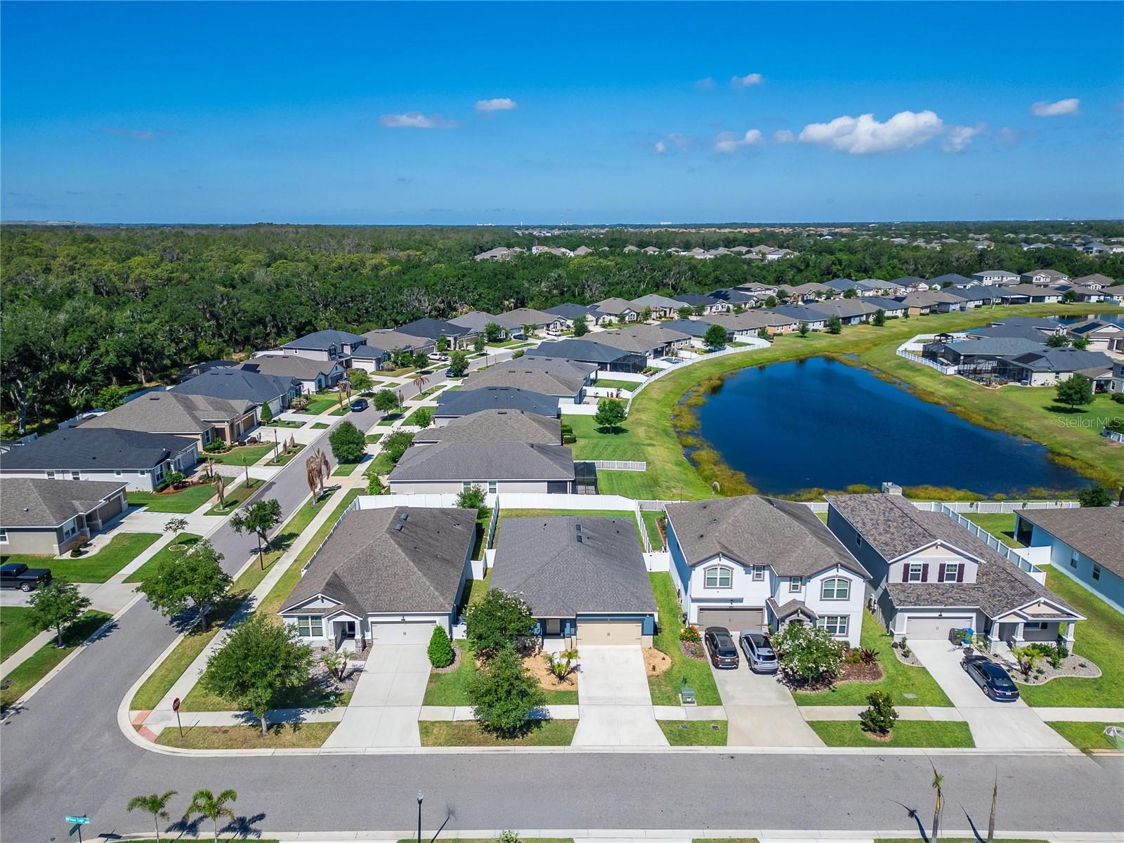 Surrounded by natural beauty, this home offers a relaxing Florida lifestyle.