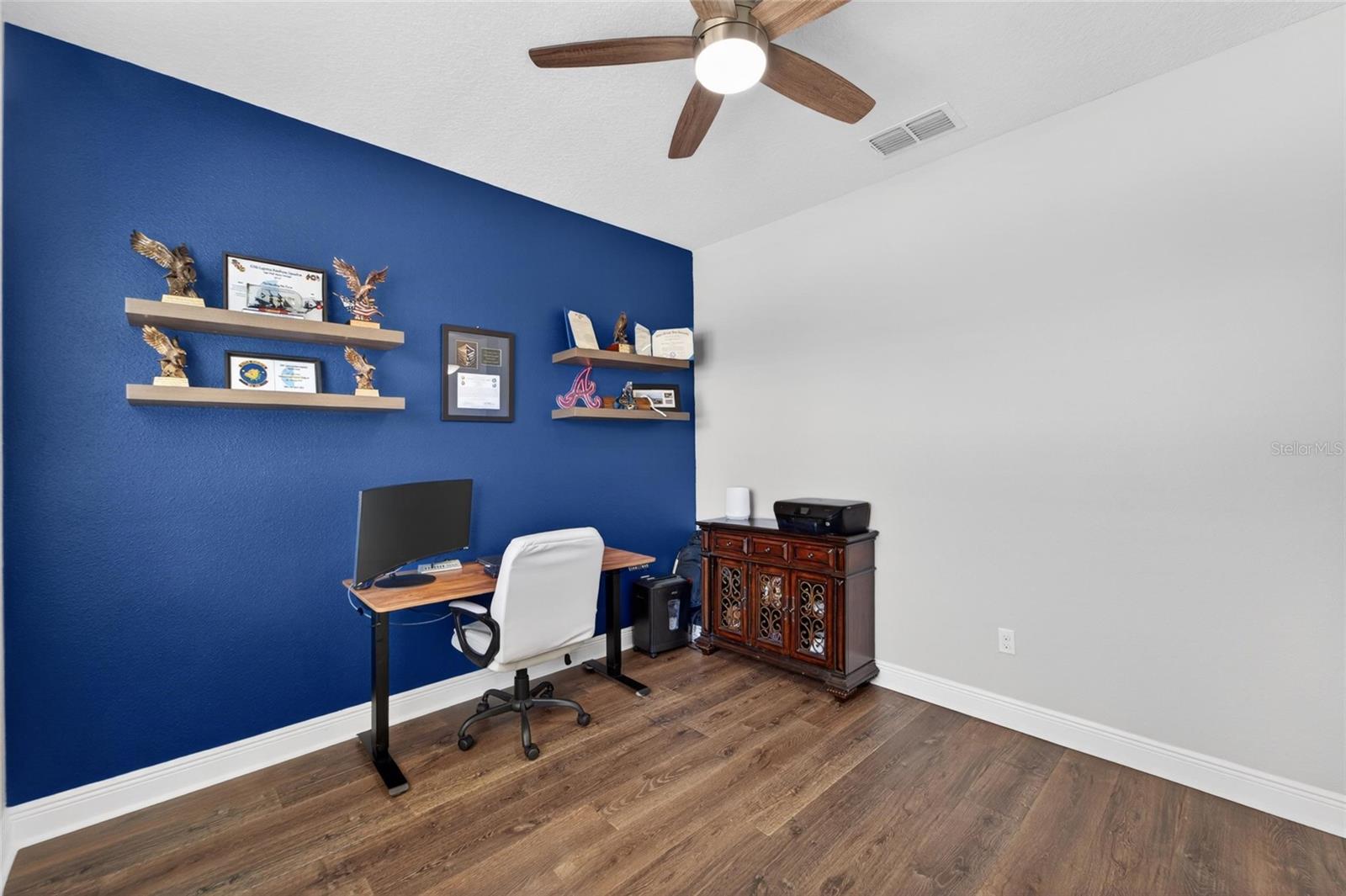 Flexible bonus room perfect for a home office, playroom, or media space.