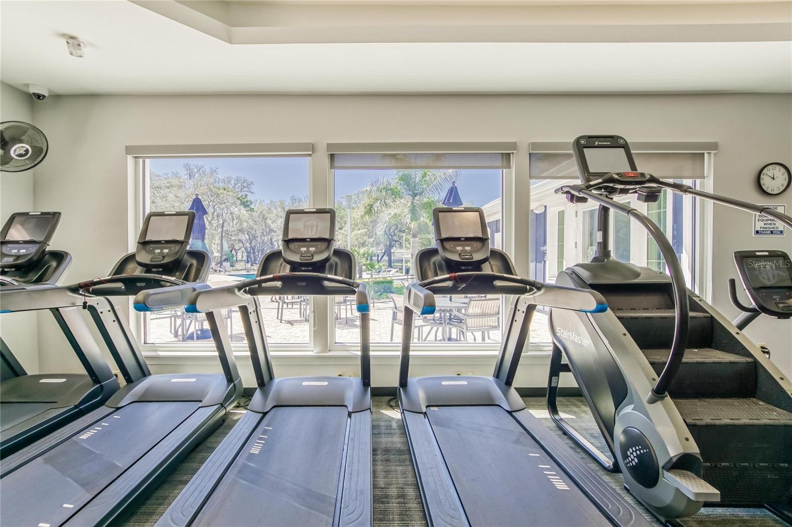 Start your mornings strong in the community fitness center.