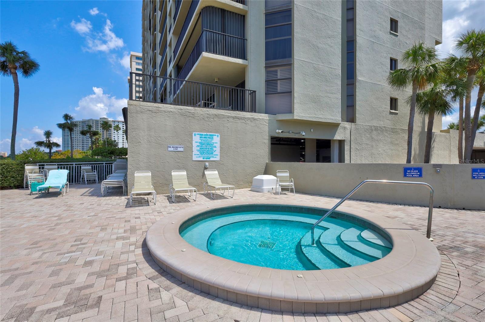 Spa at the pool area