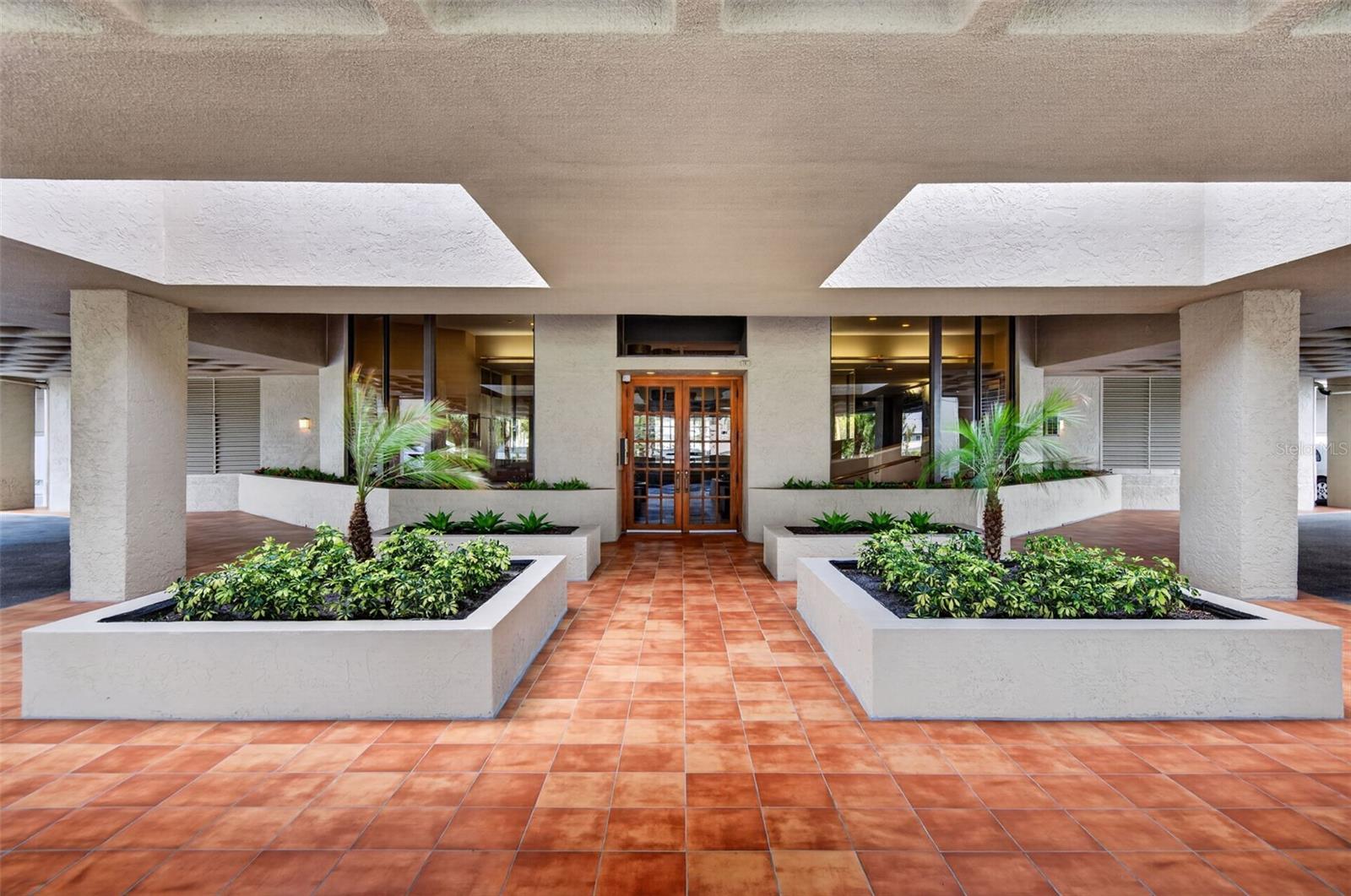 Main Entrance to the Building