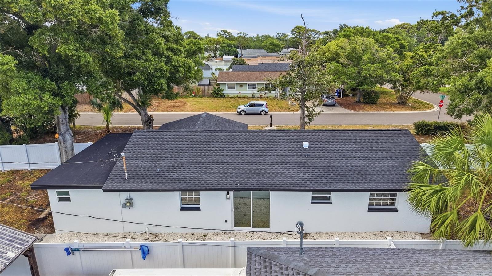 Aerial Back of the Home