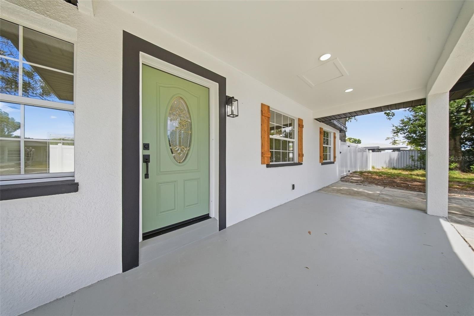 Front Entrance and Porch