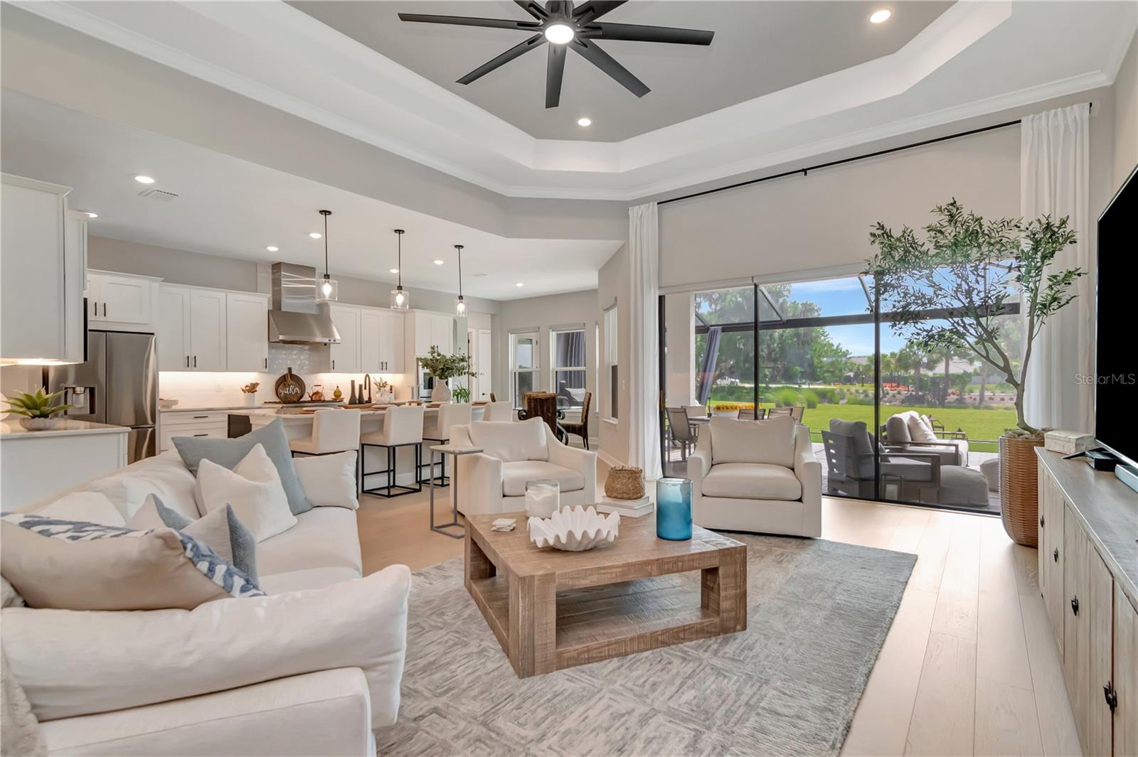 Spacious, luxurious and bright. Upgraded fixures, recessed lighting, water views. Open and Functonal Layout.