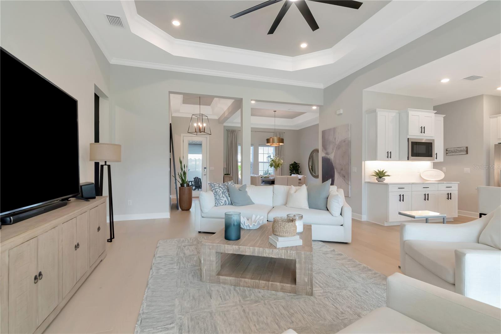 Spacious, luxurious and bright. Upgraded fixures, recessed lighting, water views. Open and Functonal Layout.