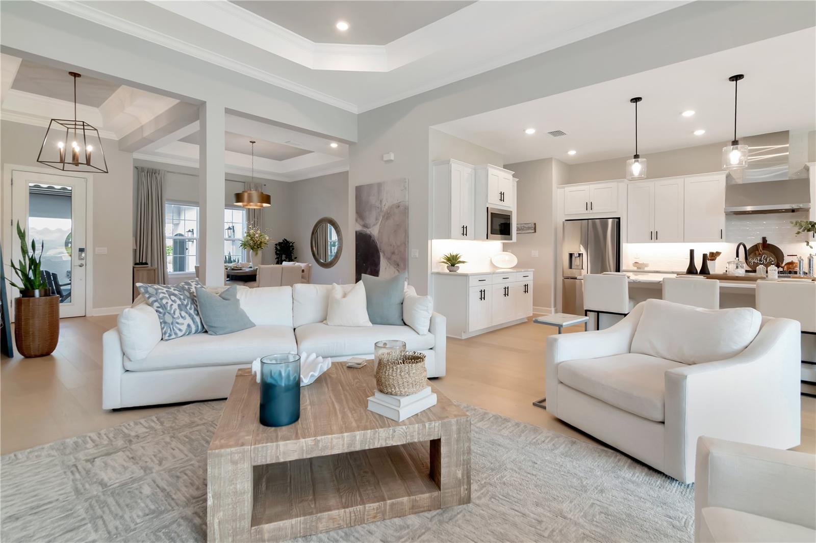 Spacious, luxurious and bright. Upgraded fixures, recessed lighting, water views. Open and Functonal Layout.