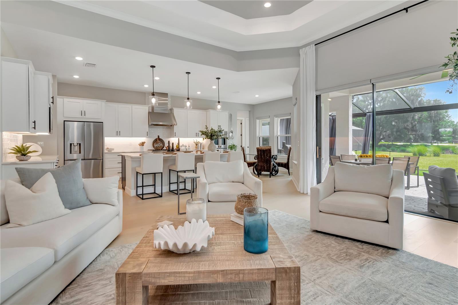 Spacious, luxurious and bright. Upgraded fixures, recessed lighting, water views. Open and Functonal Layout.