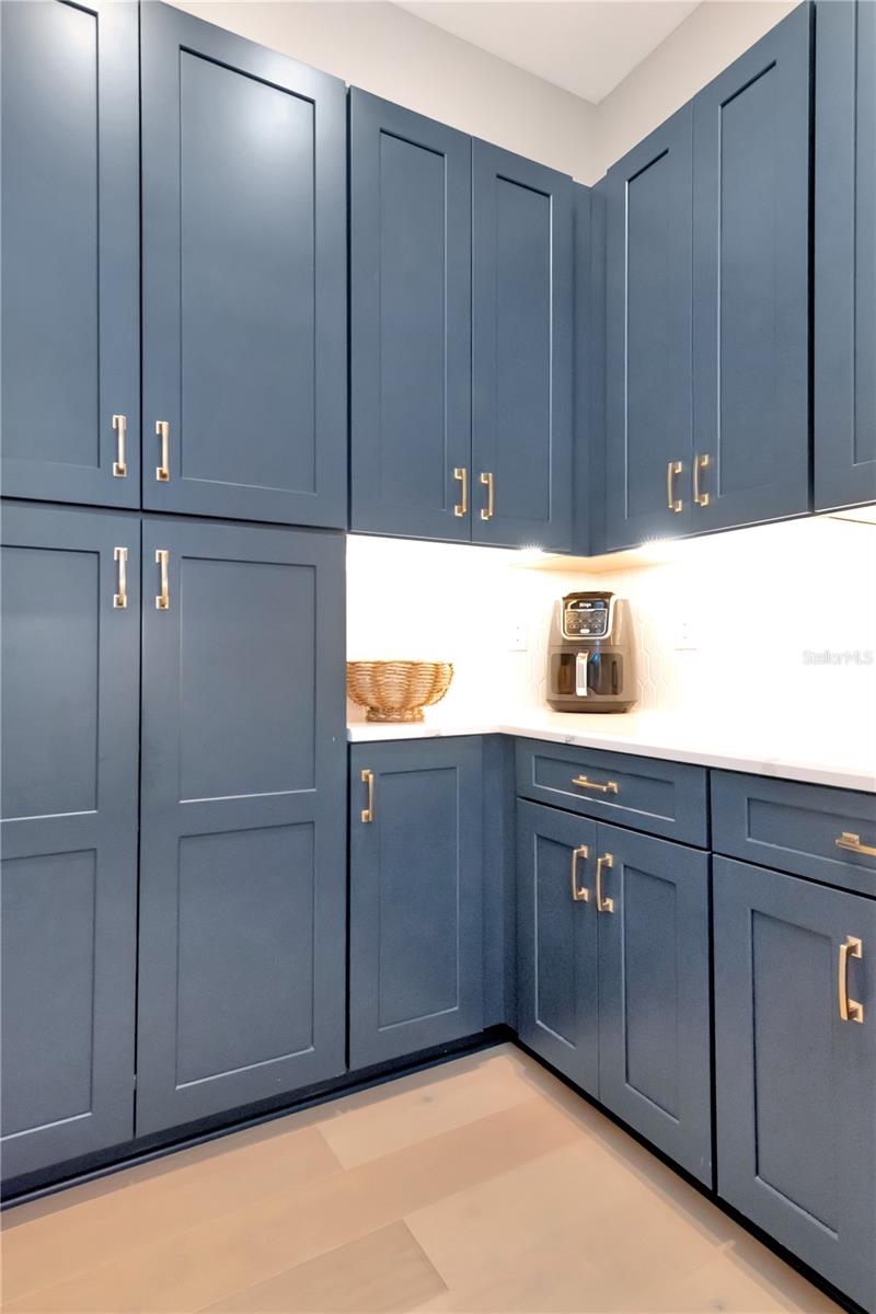 Full Butler's Pantry for maximum organization and functionality.