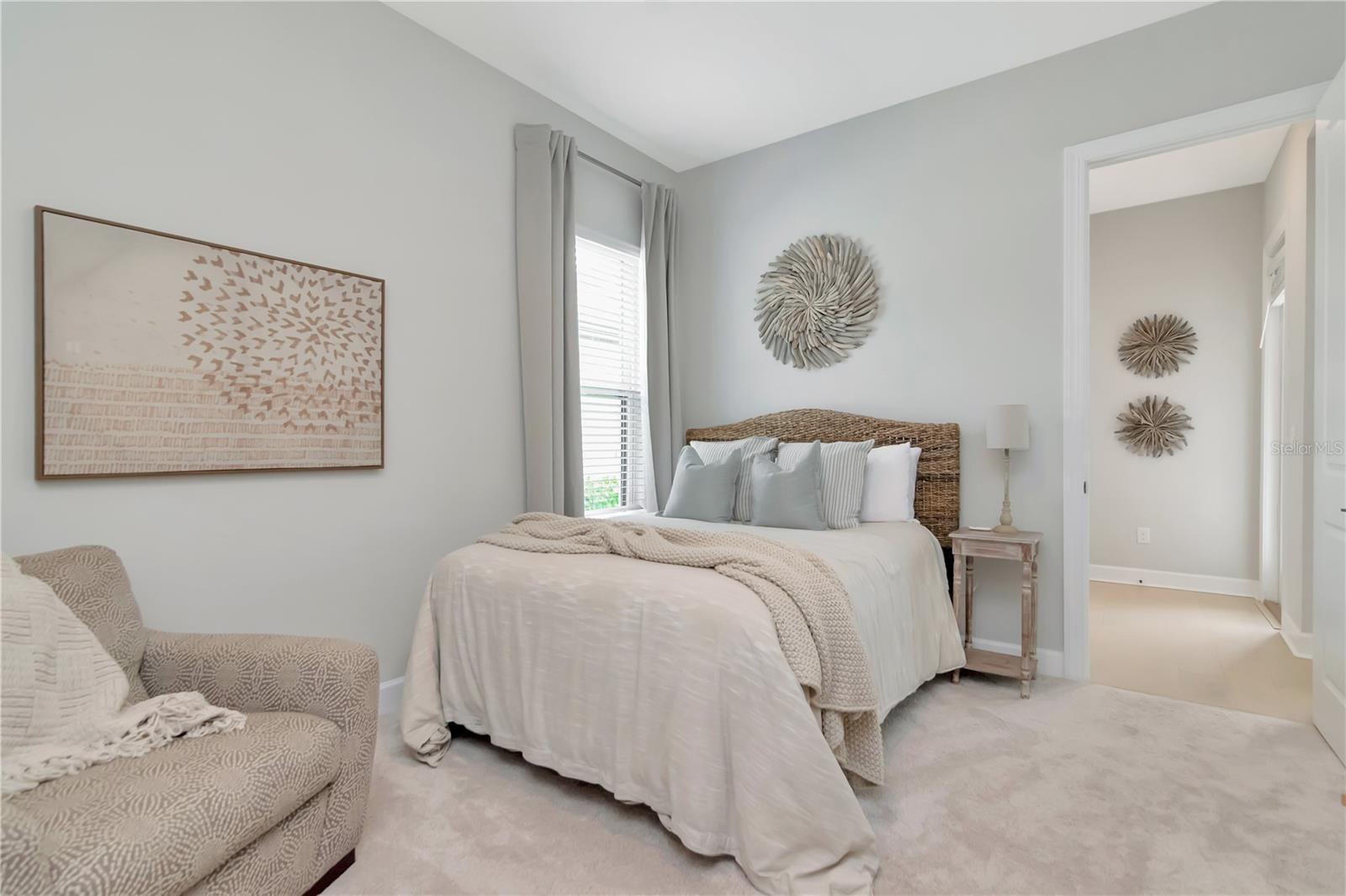 Bedroom 2 with shared Bathroom