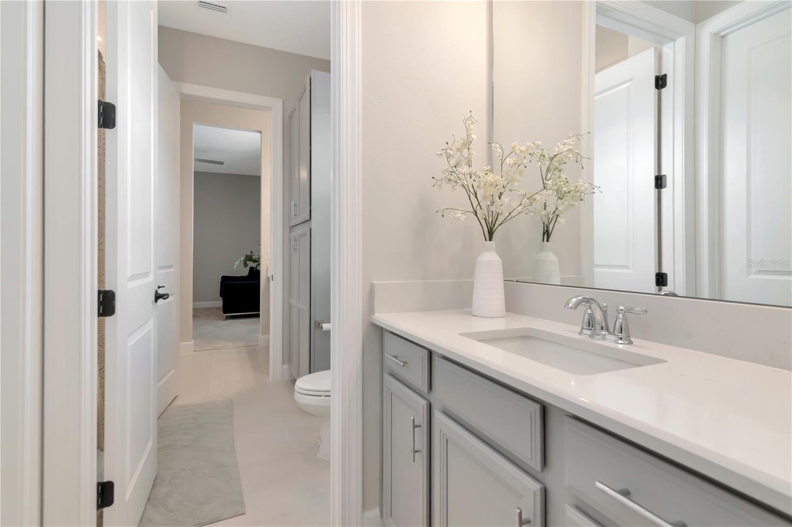 Private Vanity for Bedroom 2 with shared Bathroom.