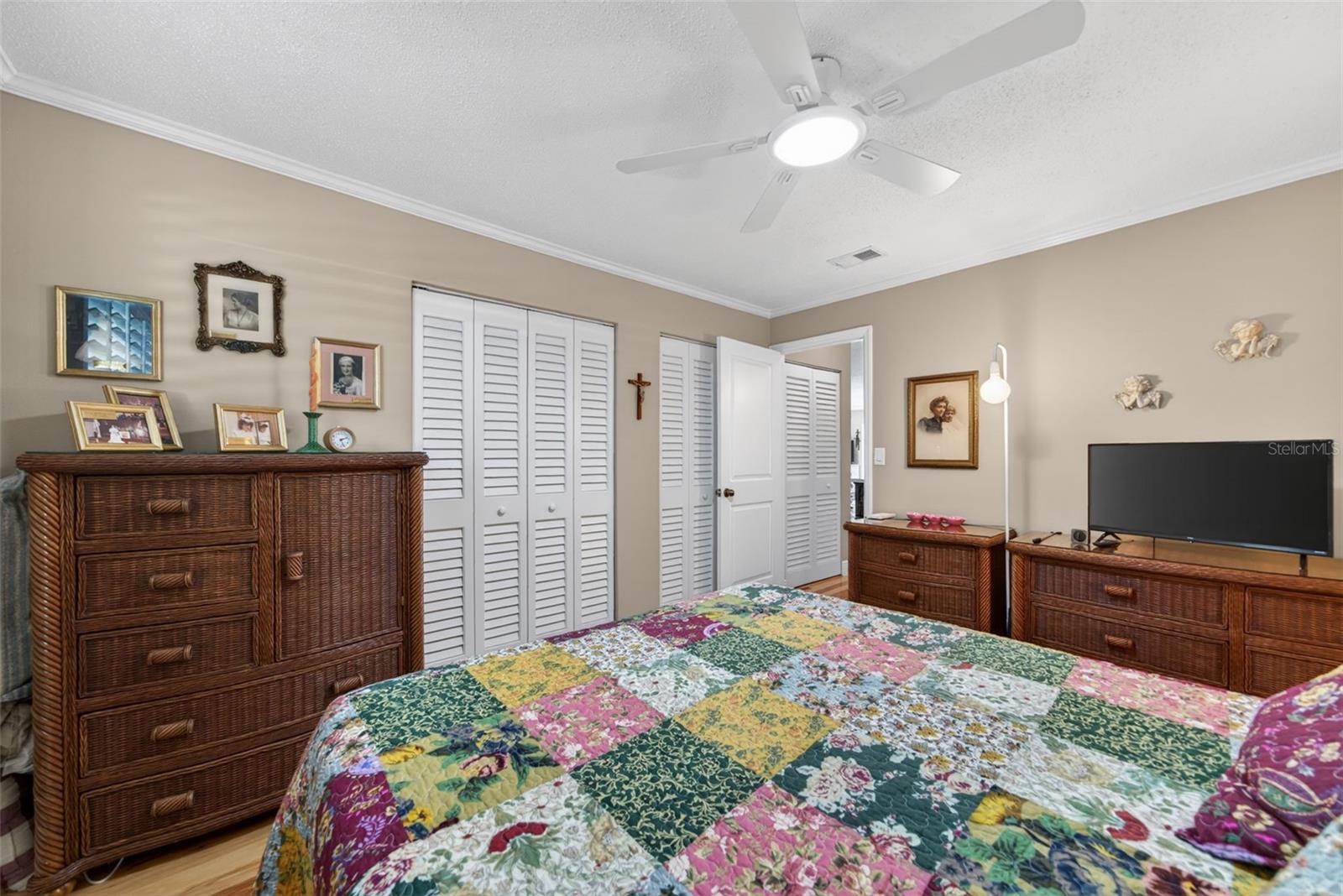 Front Bedroom with Dual Closets