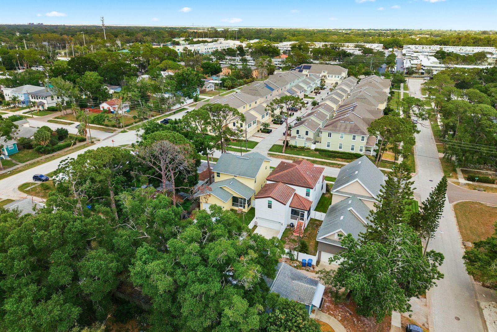 Aerial Rear View