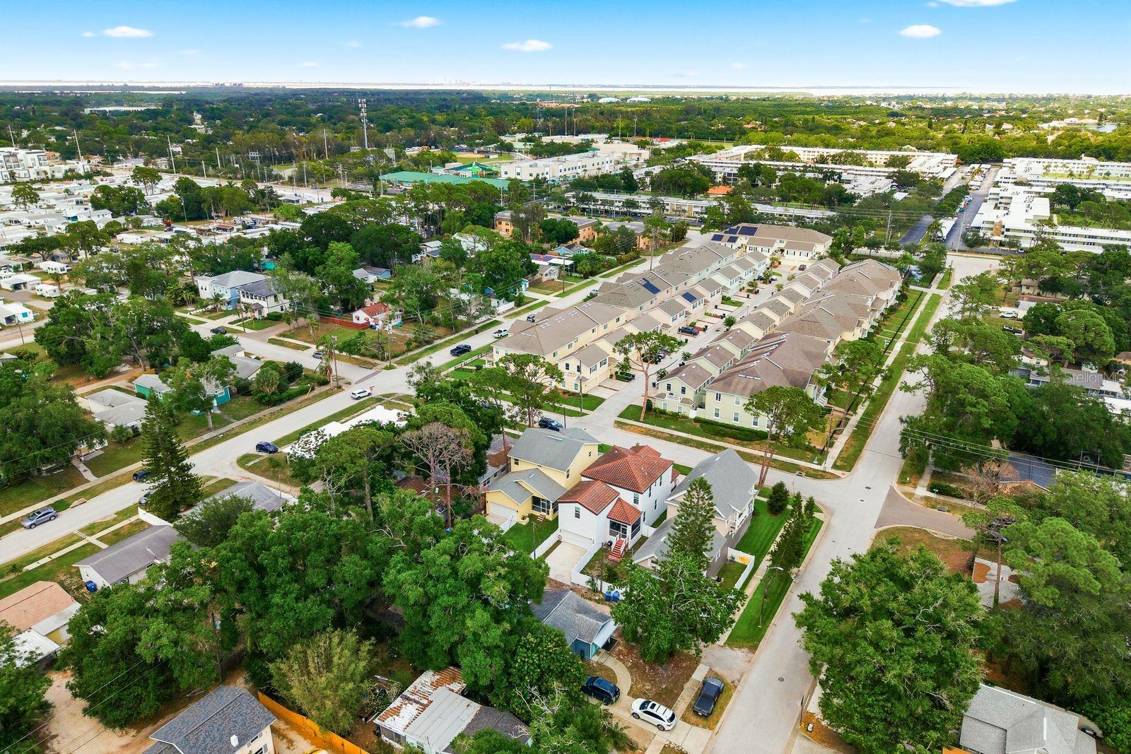 Aerial Rear View
